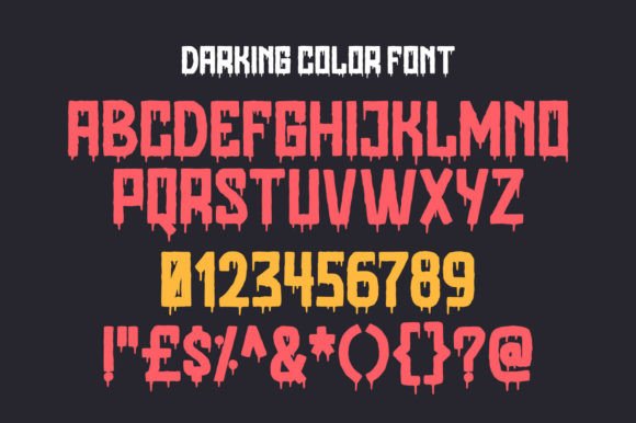 Darking Colors Font - Preview 2