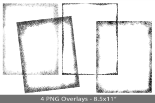 Distress Frame Graphics Distress Frame PNG Overlay Graphic by Lovelytocu · Creative Fabrica