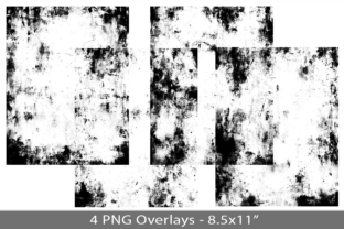 Distress Frame Graphics Distress Frame PNG Overlay Graphic by Lovelytocu · Creative Fabrica