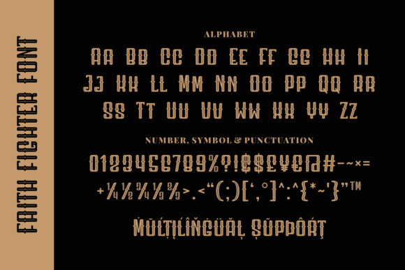 Faith Fighter Font - Preview 4