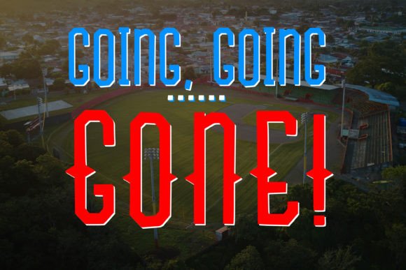 Fly Ball Font - Preview 5