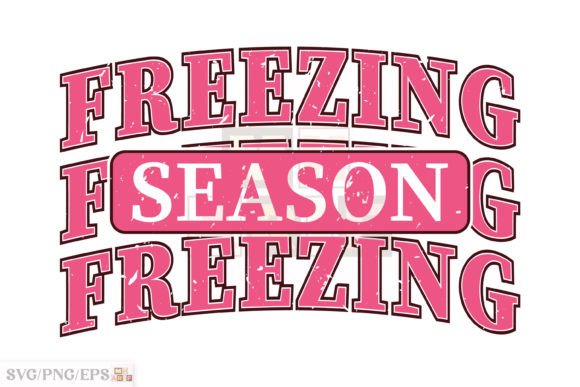 Freezing Season SVG — Pink Christmas Cozy