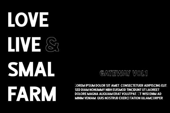 Gateway Font - Preview 3