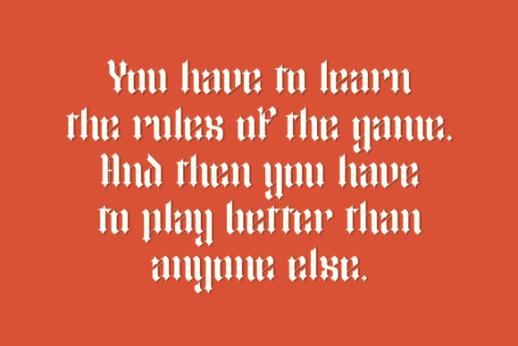 Gledius Font - Preview 2