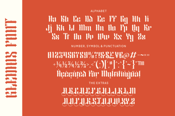Gledius Font - Preview 3