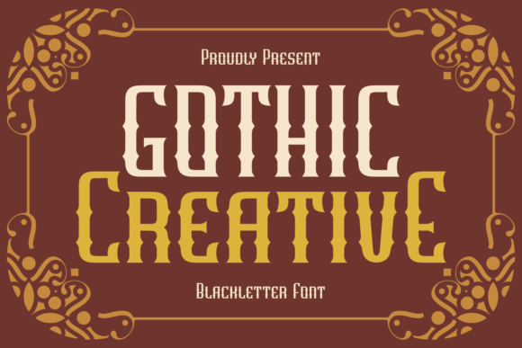 Gothic Creative blackletter font