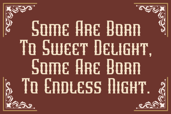 Gothic Creative Font PNG with transparent background - Preview 2