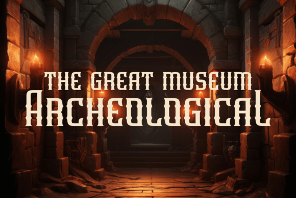 Gothic Creative Font PNG with transparent background - Preview 3