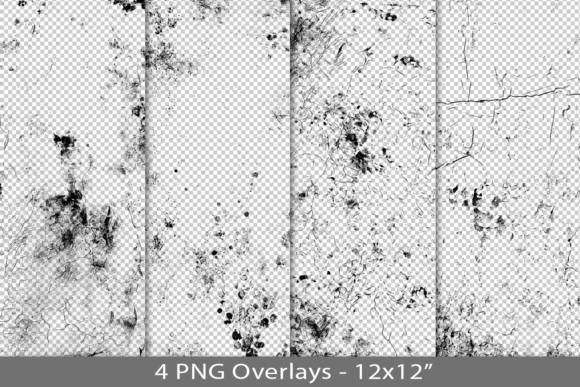 Grunge Texture PNG Overlay