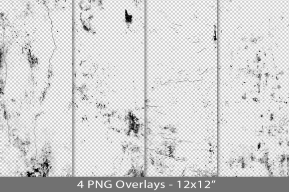 Grunge Texture PNG Overlay