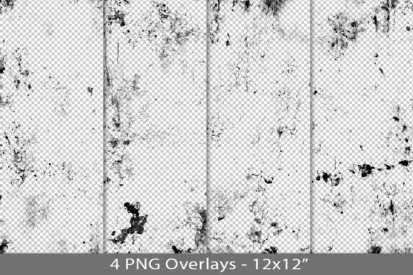 Grunge Texture PNG Overlay