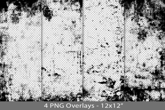 Grunge Texture PNG Overlay