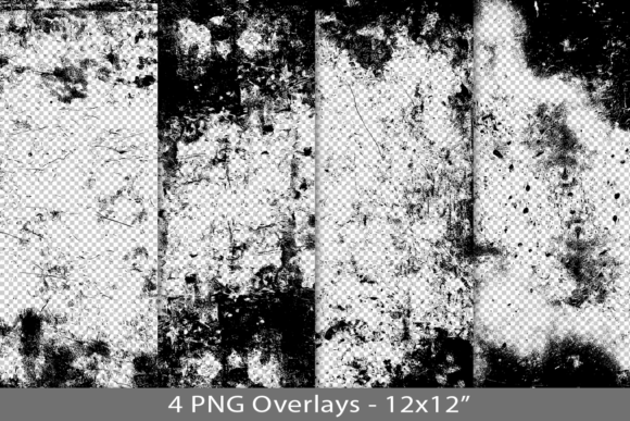 Grunge Texture PNG Overlay
