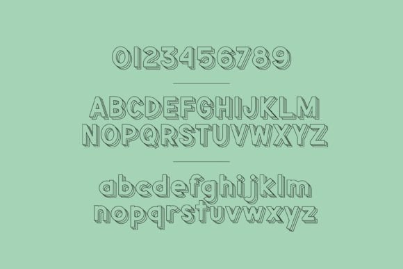 Gum Pop Font PNG with transparent background - Preview 1