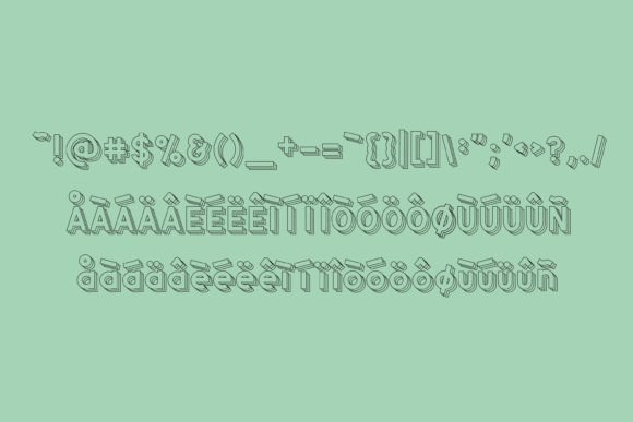 Gum Pop Font PNG with transparent background - Preview 2