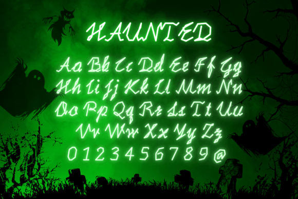 Haunted Font - Preview 4