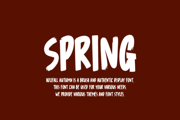 Holifall Autumn Font - Preview 2