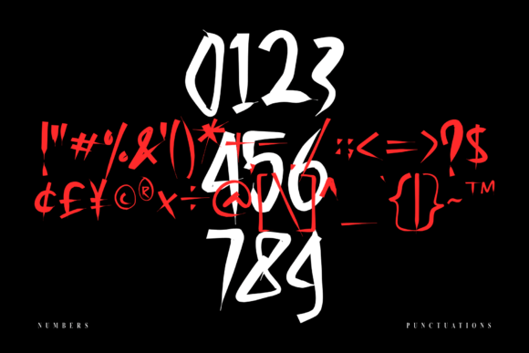 Horror Misteery Font PNG with transparent background - Preview 2