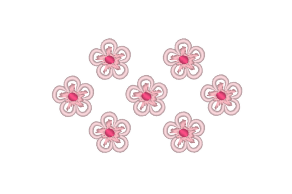 Joyful Floral Border Embroidery Design