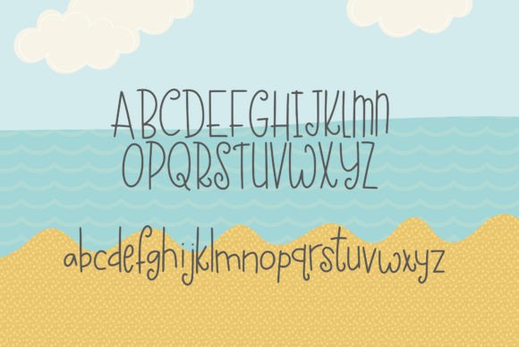 Lil Crabby Font PNG with transparent background - Preview 1