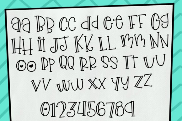 Love Rawr! Font PNG with transparent background - Preview 1