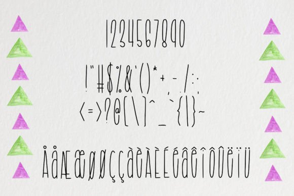 Mama Llama Font PNG with transparent background - Preview 2