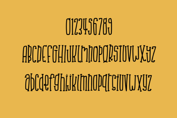 Mango Lemonade Font PNG with transparent background - Preview 1