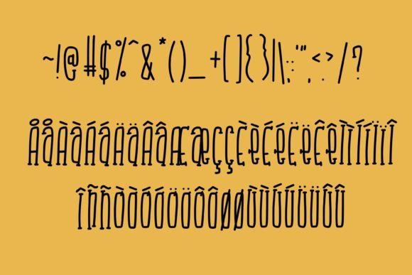 Mango Lemonade Font PNG with transparent background - Preview 2