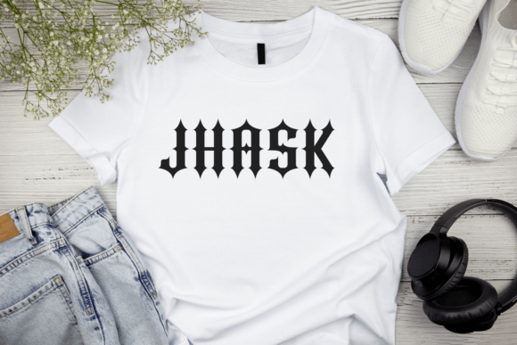 Metal Merry Font PNG with transparent background - Preview 3