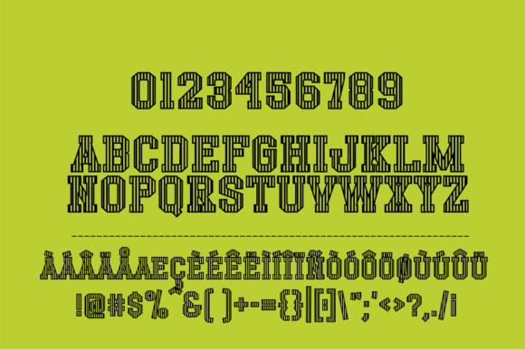 Offsides Font PNG with transparent background - Preview 1