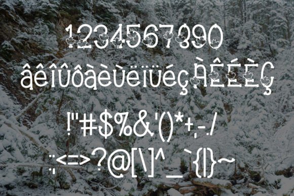 Oh Canada Font PNG with transparent background - Preview 2
