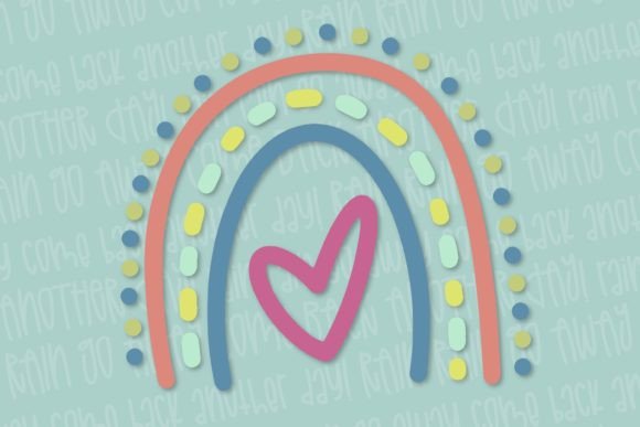 Rainy April Font PNG with transparent background - Preview 4