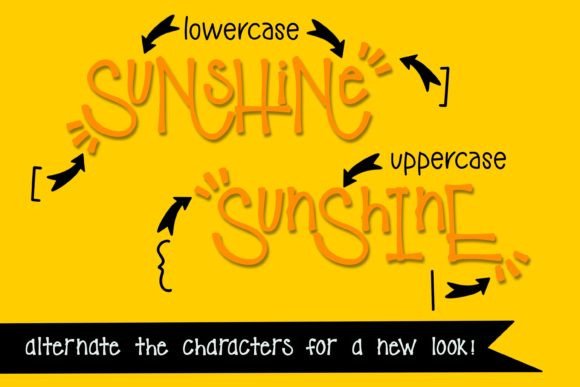 Raydiant Font PNG with transparent background - Preview 2
