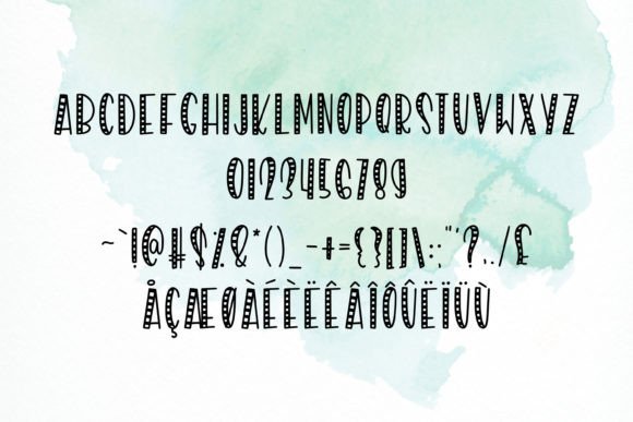 Rip Tide Font PNG with transparent background - Preview 3