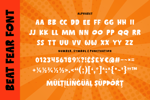 Beat Fear Font - Preview 3