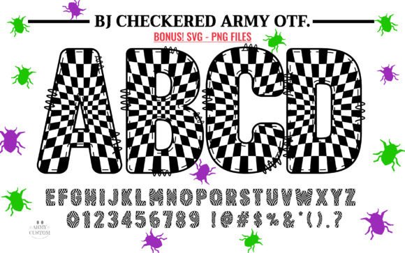 Beetljuice Army Bundle Font - Preview 2