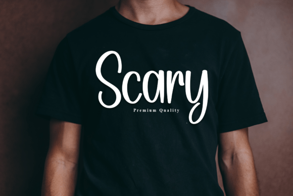 Black Spooky Font - Preview 1