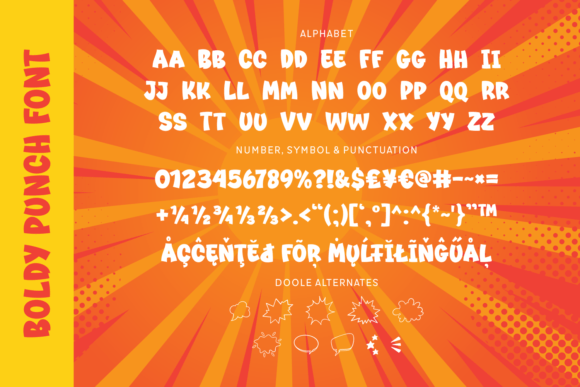 Boldy Punch Font - Preview 3
