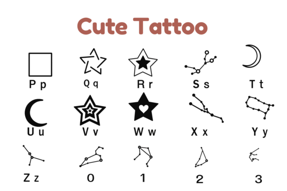 Cute Tattoo Font - Preview 2