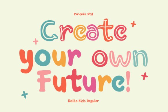 Dollia Kids Font PNG with transparent background - Preview 3