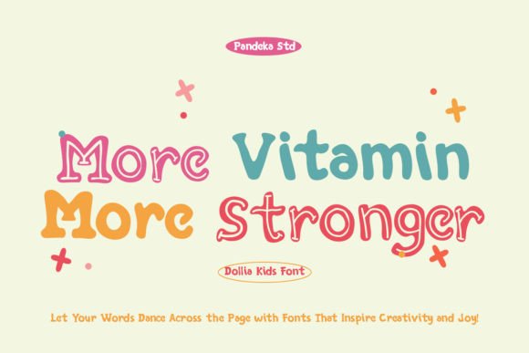 Dollia Kids Font PNG with transparent background - Preview 5