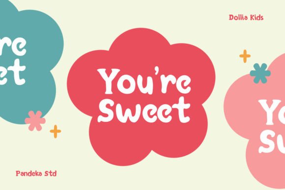 Dollia Kids Font PNG with transparent background - Preview 6