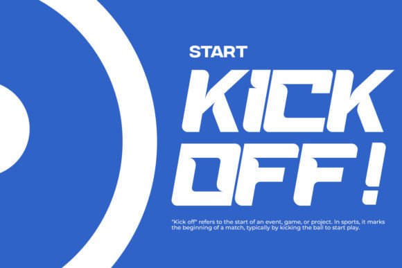 Football Stage Font - Preview 1