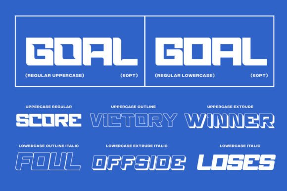 Football Stage Font - Preview 4