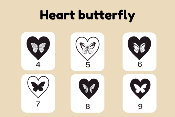 Heart Butterfly Font - Preview 3