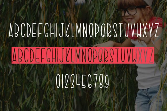 Hide & Seek Font PNG with transparent background - Preview 1