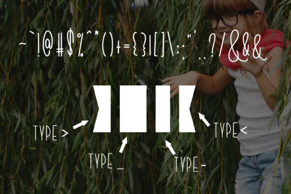 Hide & Seek Font PNG with transparent background - Preview 2