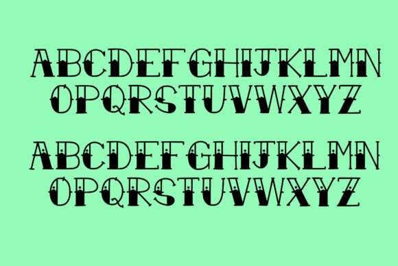 Inked Font font preview - 1