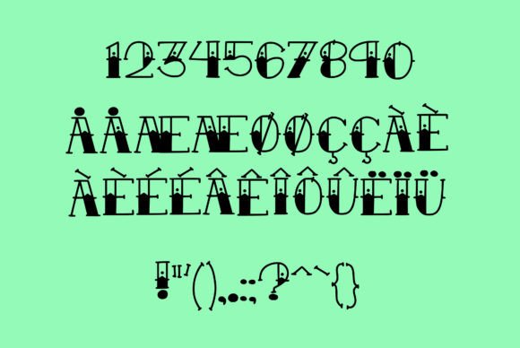 Inked Font font preview - 2