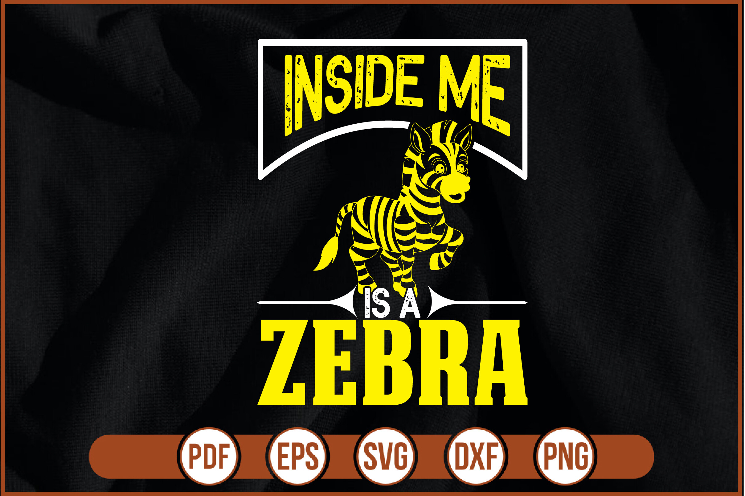 Inside Me is a Zebra Graphic by dapiysvg07 · Creative Fabrica